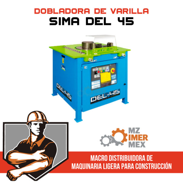 Dobladora Varilla SIMA DEL 45 MZ IMER MEX