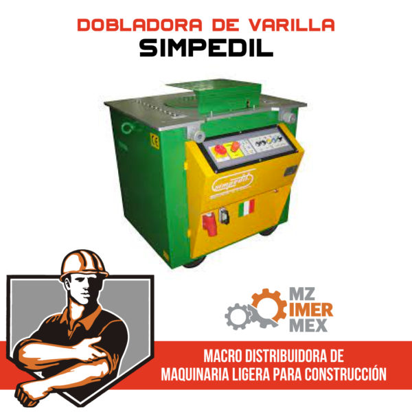 DOBLADORA DE VARILLA SIMPEDIL - MZ IMER MEX